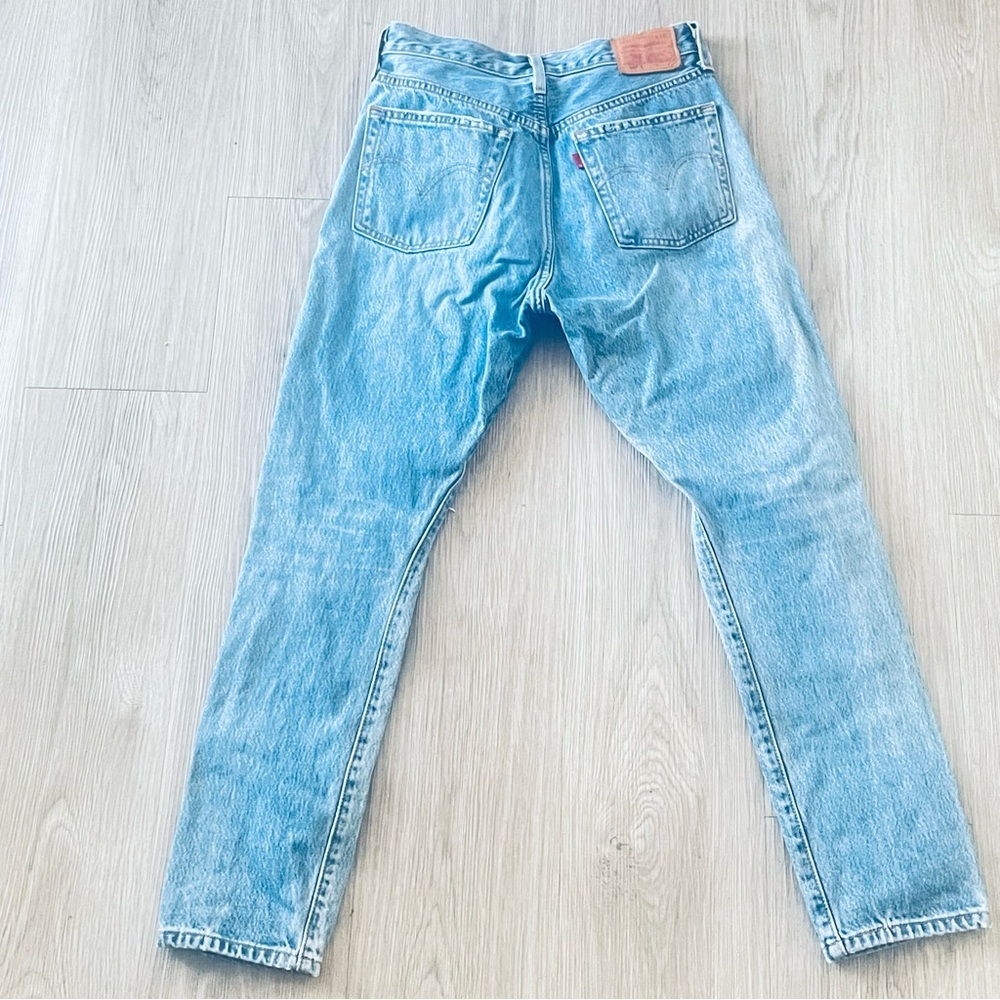 LEVI’S DENIM 501 S Size 27 L 28” - Picture 7 of 9
